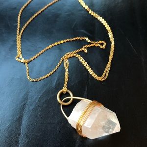Quartz Pendant Necklace